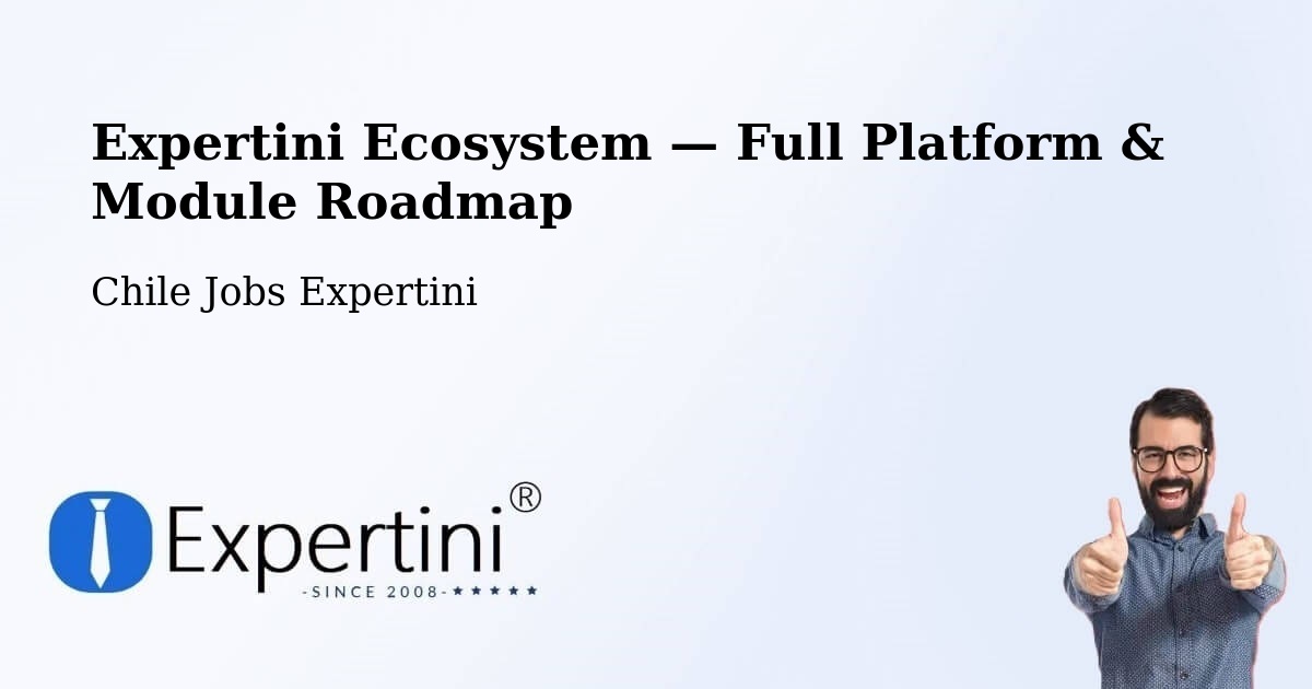 Expertini Ecosystem — Full Platform & Module Roadmap – Cunco